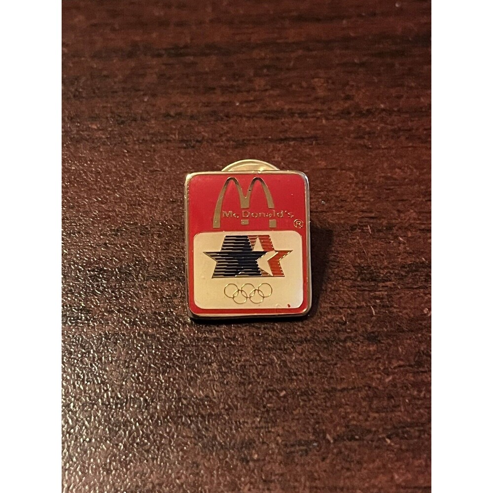 McDonald's Olympics Team USA Employee Lapel Hat Pin‎